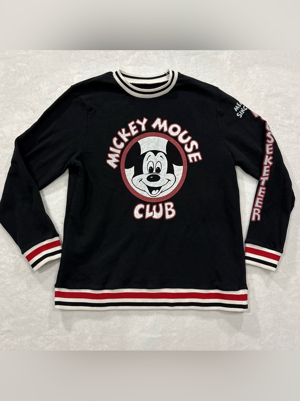 Disney Parks Mickey Mouse Club Varsity Pullover Sweatshirt Men’s Size L